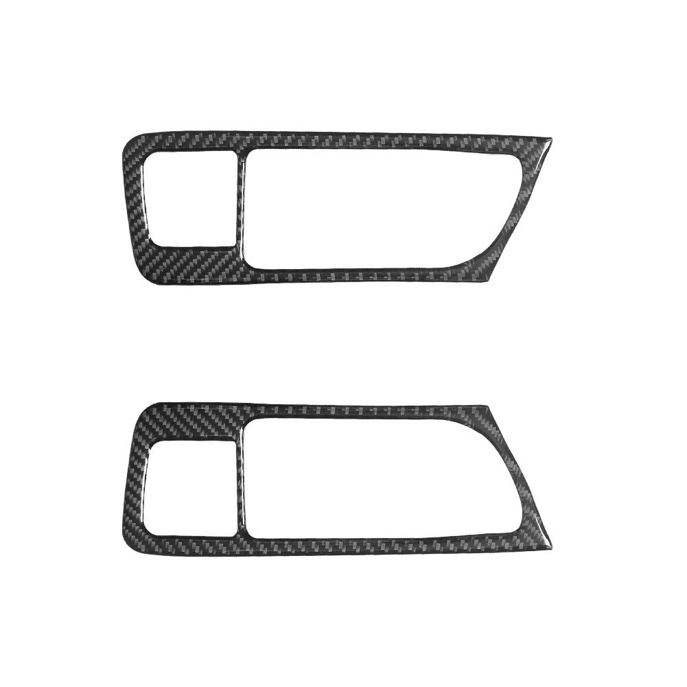 Carbon Fiber Cigarette Lighter Panel Trim for Subaru Outback Legacy 2015-2017 v