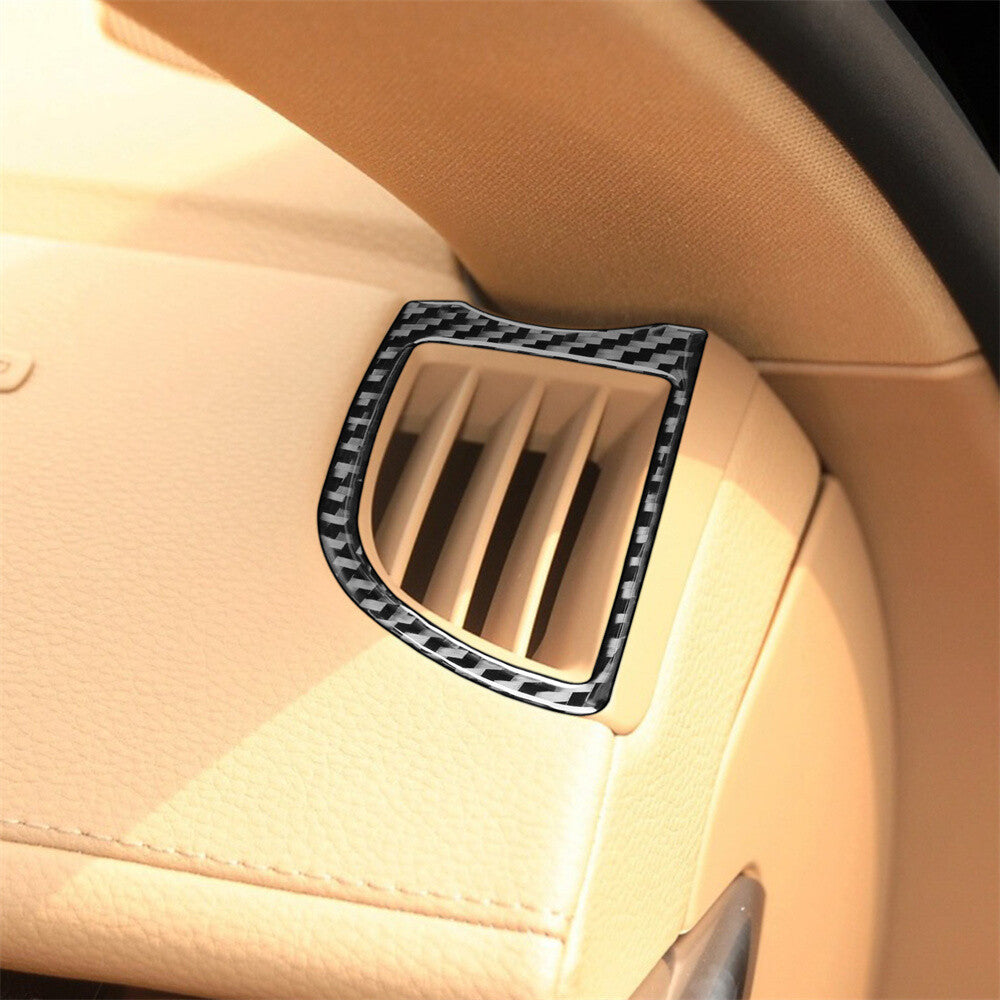 Carbon Fiber Side Dashboard Air Vent Outlet Cover for Porsche for Panamera 2010-2016