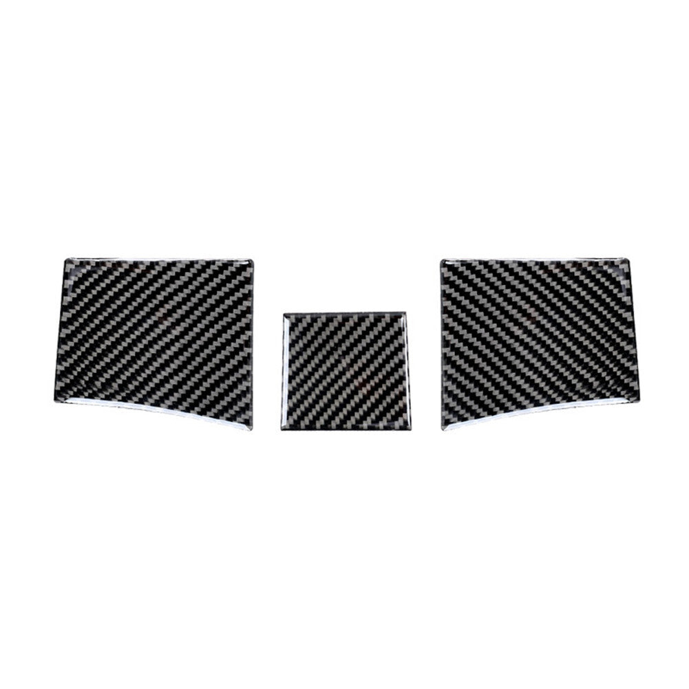 Red Carbon Fiber Gear Shift Frame Trim Cover for Dodge for Challenger 2008-2014 v