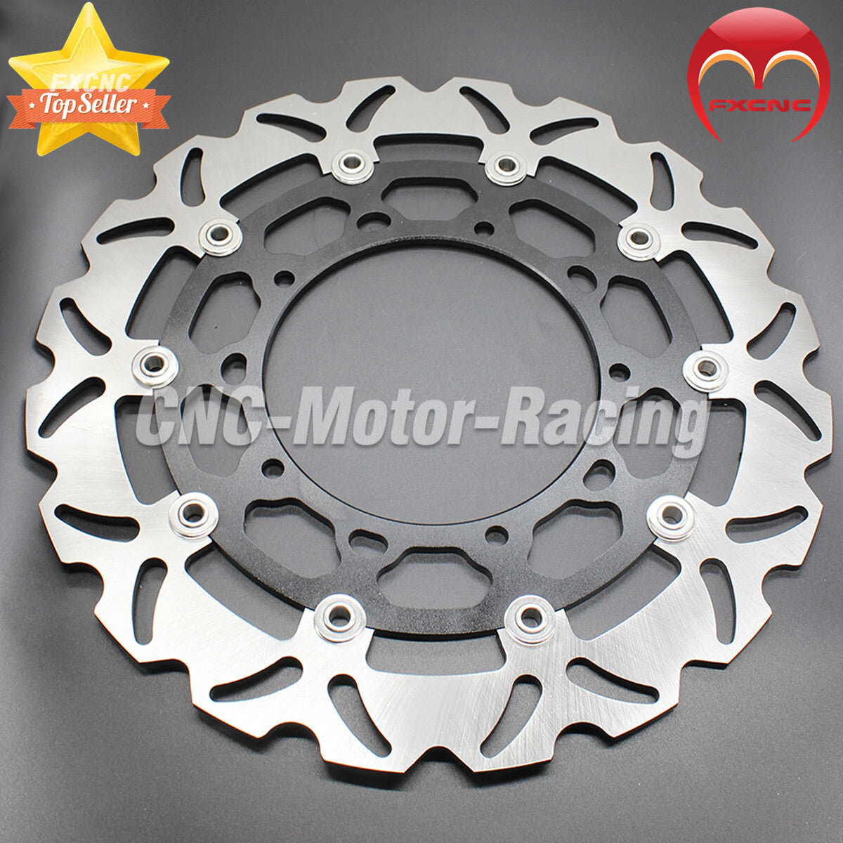 Suitable for Yamaha R25 R3 2015-2016 CNC motorcycles with 320mm front floating brake disc rotor.