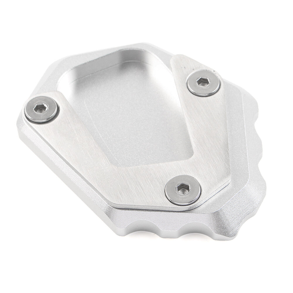 for Honda CB650R 2019-23 Kickstand Side Stand Enlarger Foot Support Plate Silver