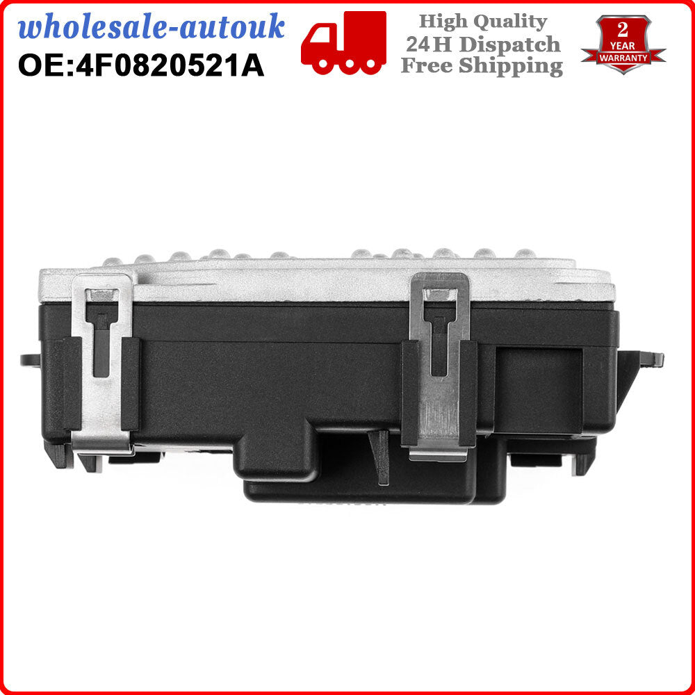 HEATER BLOWER FAN MOTOR RESISTOR for AUDI for A6 C6 R8 2 2.0 TDI 3.0 TDI 4F0820521A Q