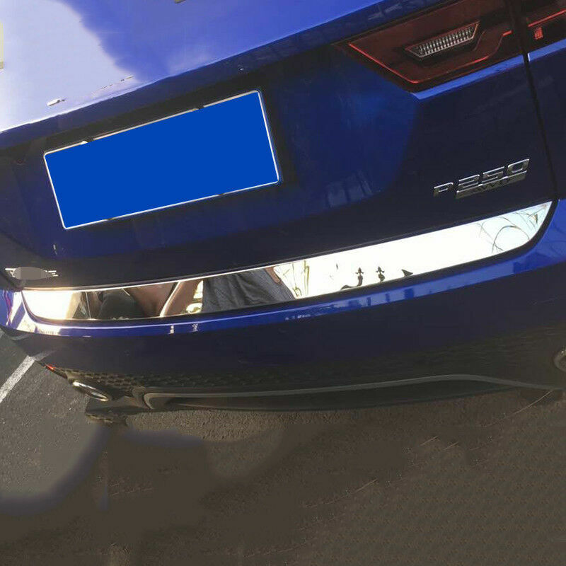 for Jaguar E-PACE 2018-2021 stainless steel Car Rear Trunk Tailgate Cover Trim