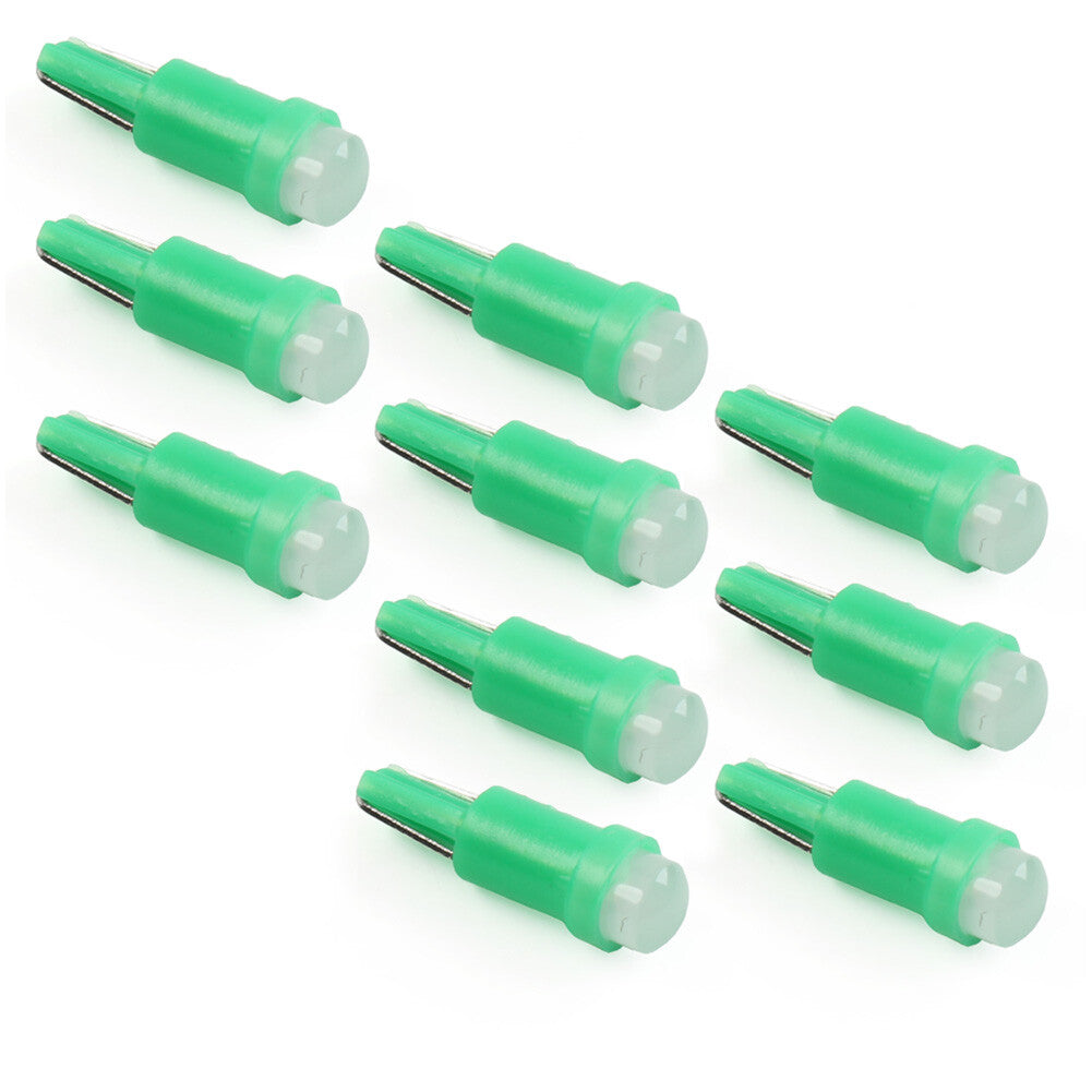 Car Instrument Bulb Green Light Indicator T5 1 SMD Light Lamp Wedge Bulbs