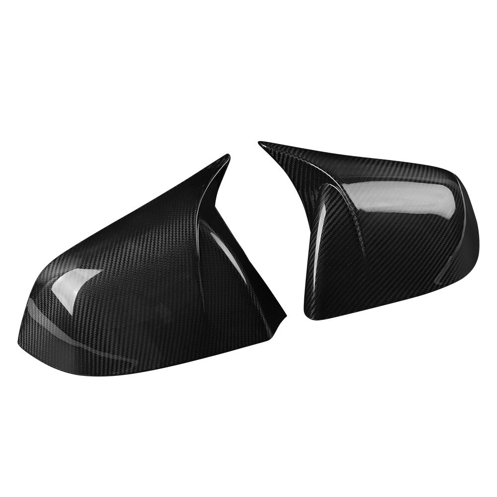Carbon Fiber Side Door Rearview Mirror Cover Cap for Tesla for Model Y 2019-2024