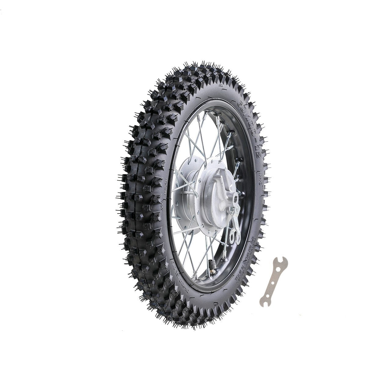 12-inch wheels, fork, 60/100-12 tires, suitable for CRF70 and CRF50 for mini pit dirt bike razors.