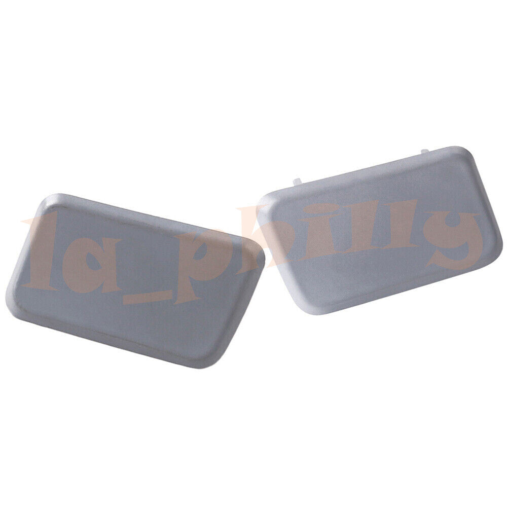 2pcs Left+Right Headlight Washer Nozzle Covers for BMW X3 E83 2004-10 Unprimed Q