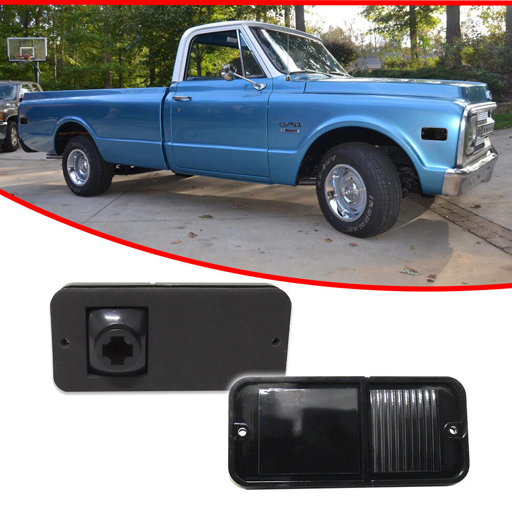 Standard Bumper Smoke F/R Side Marker Turn Signal Lights for 1968 - 1972 for GMC Trucks - v