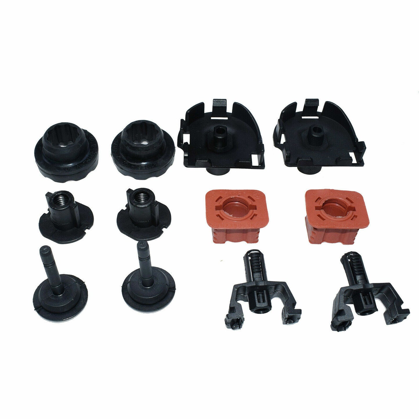 Radiator Mount Kit 8 pcs for c200 c280 c300 glk350 sl500 e400- v