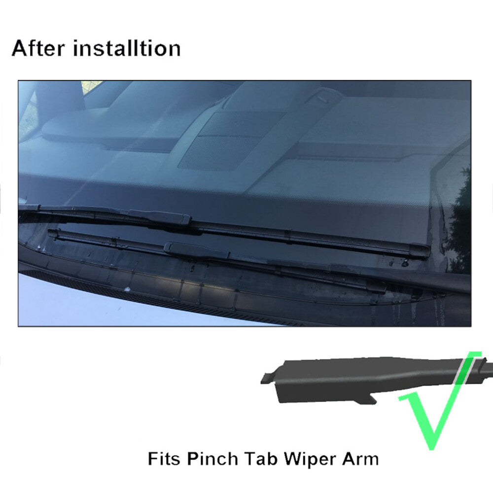 for Opel Zafira B 2005-2014 WINDSHIELD WIPER BLADES SET FRONT Q