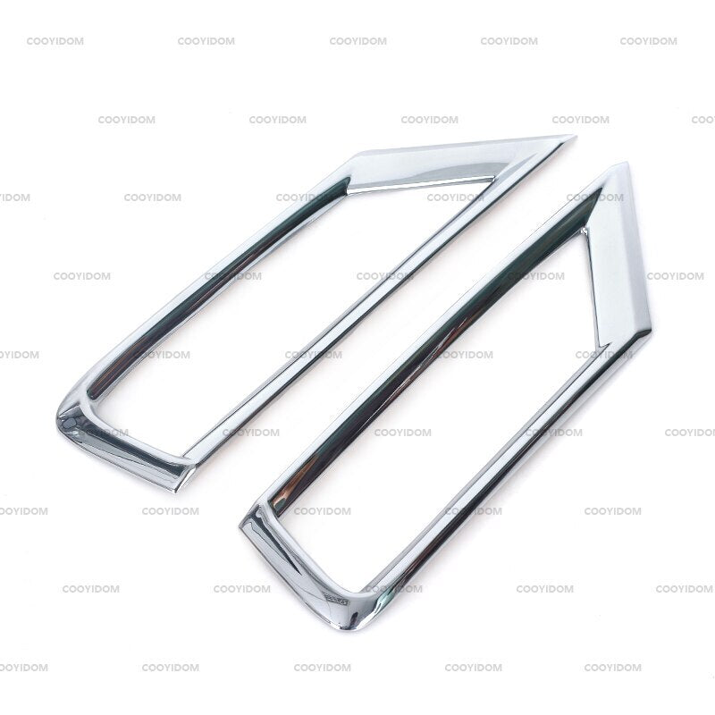 1 Pair Front Bumper Fog Light Cover Trim for Volkswagen for VW for Tiguan 2017-2019