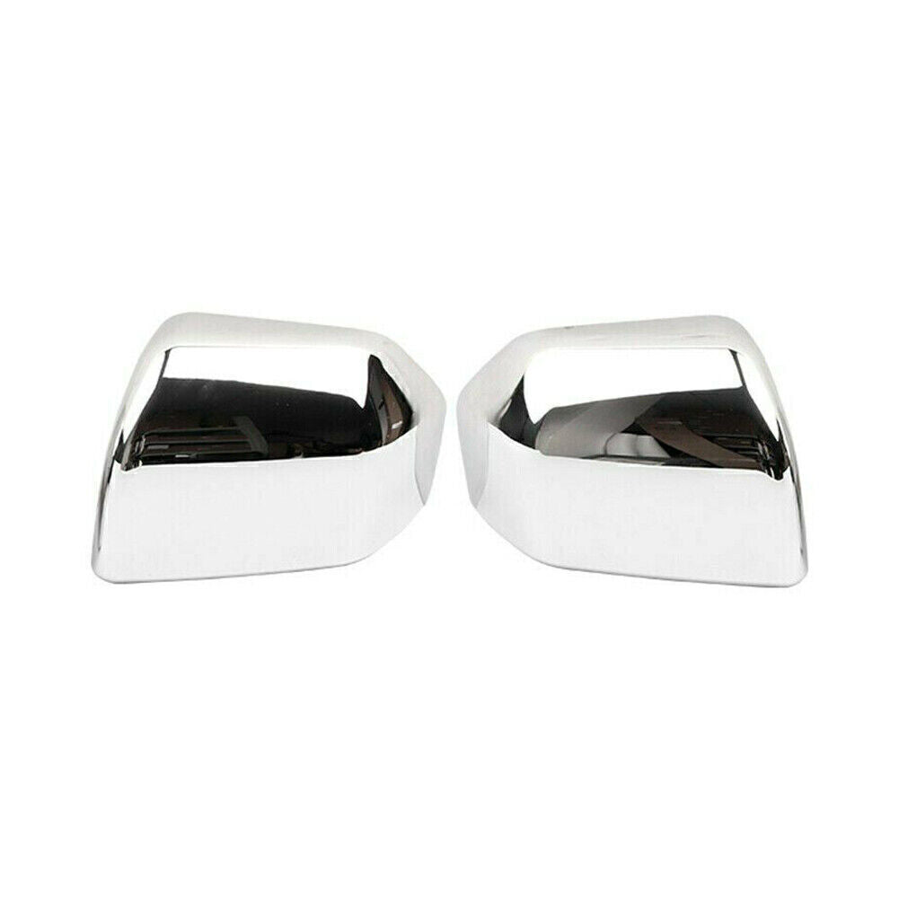 Rear View Mirror Cap Cover Trim ABS for Ford F150 F-150 2015-2019 16 2pcs Chrome
