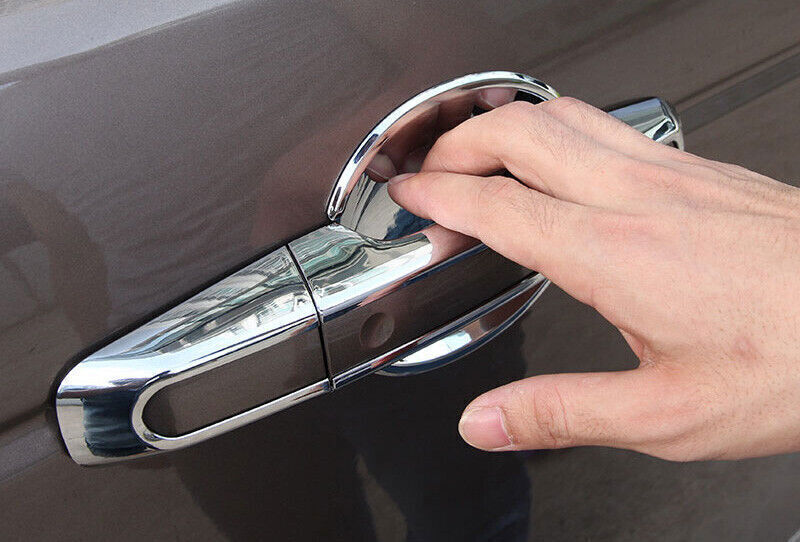for Range Rover Evoque 2012-19 Chrome Outside Door Handle Molding Cover Trim 8X