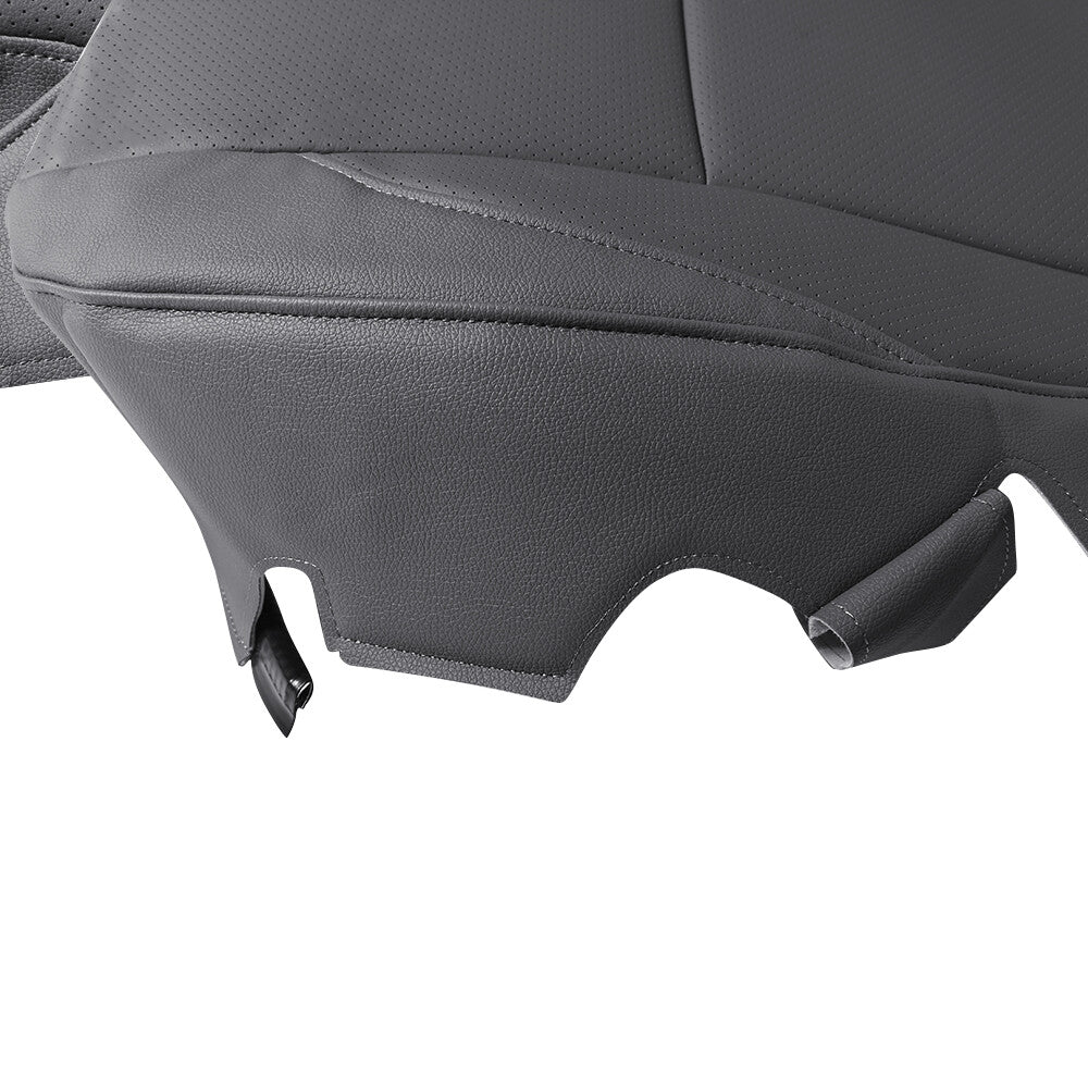 Fit 2007-2012 for Lexus ES350 ES450 4-Door Synthetic Leather Driver for Seat Cover Gray Q