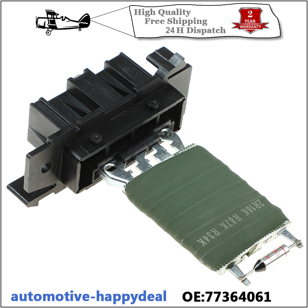 for FIAT DOBLO/PUNTO/GRAND PUNTO AND QUBO HEATER FAN RESISTOR 77364061