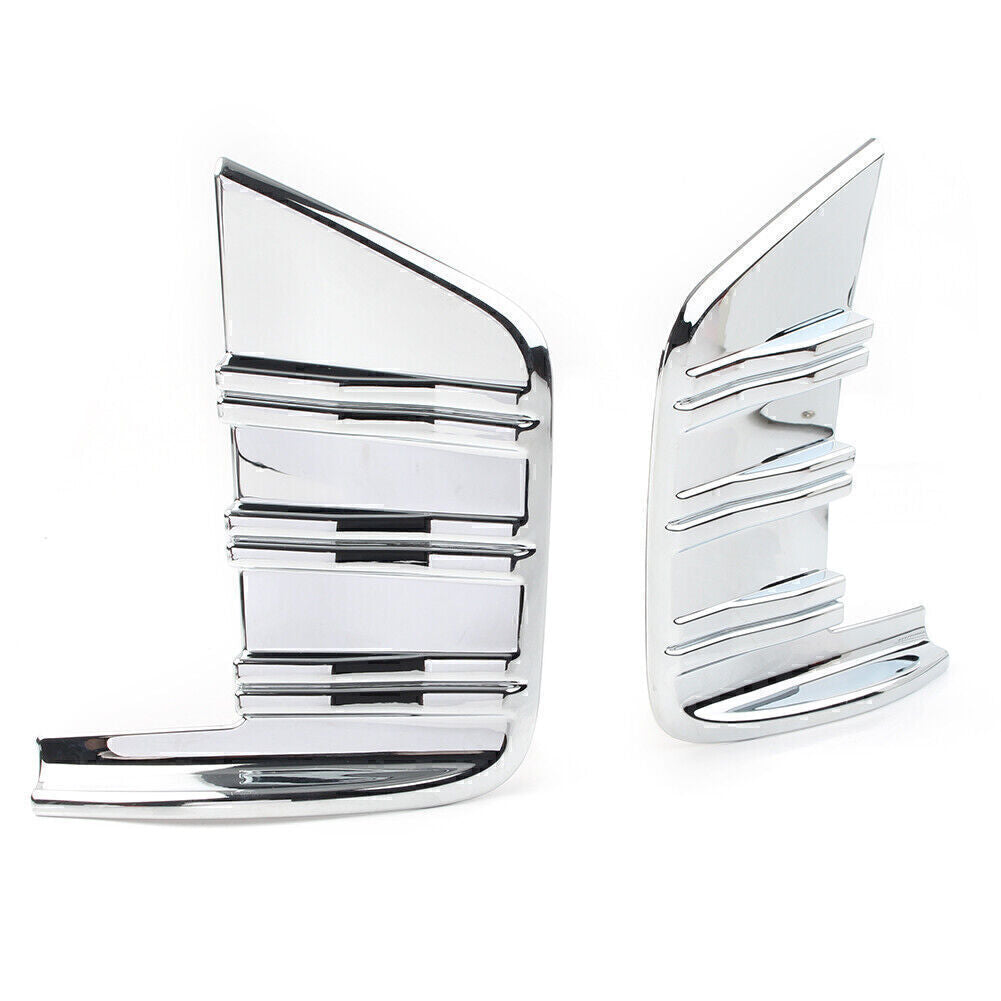 2x Car Front Fog Light Cover Trim for Chevrolet Silverado 1500 19-20 Q
