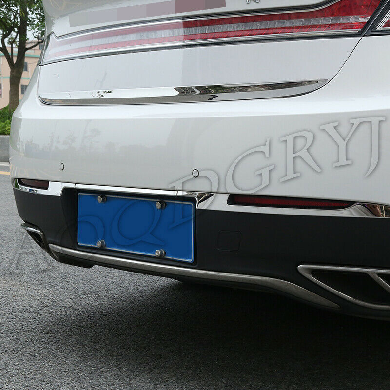 for Lincoln MKZ 2017-2020 STAINLESS REAR TRUNK TAIL GATE DOOR LID COVER TRIM