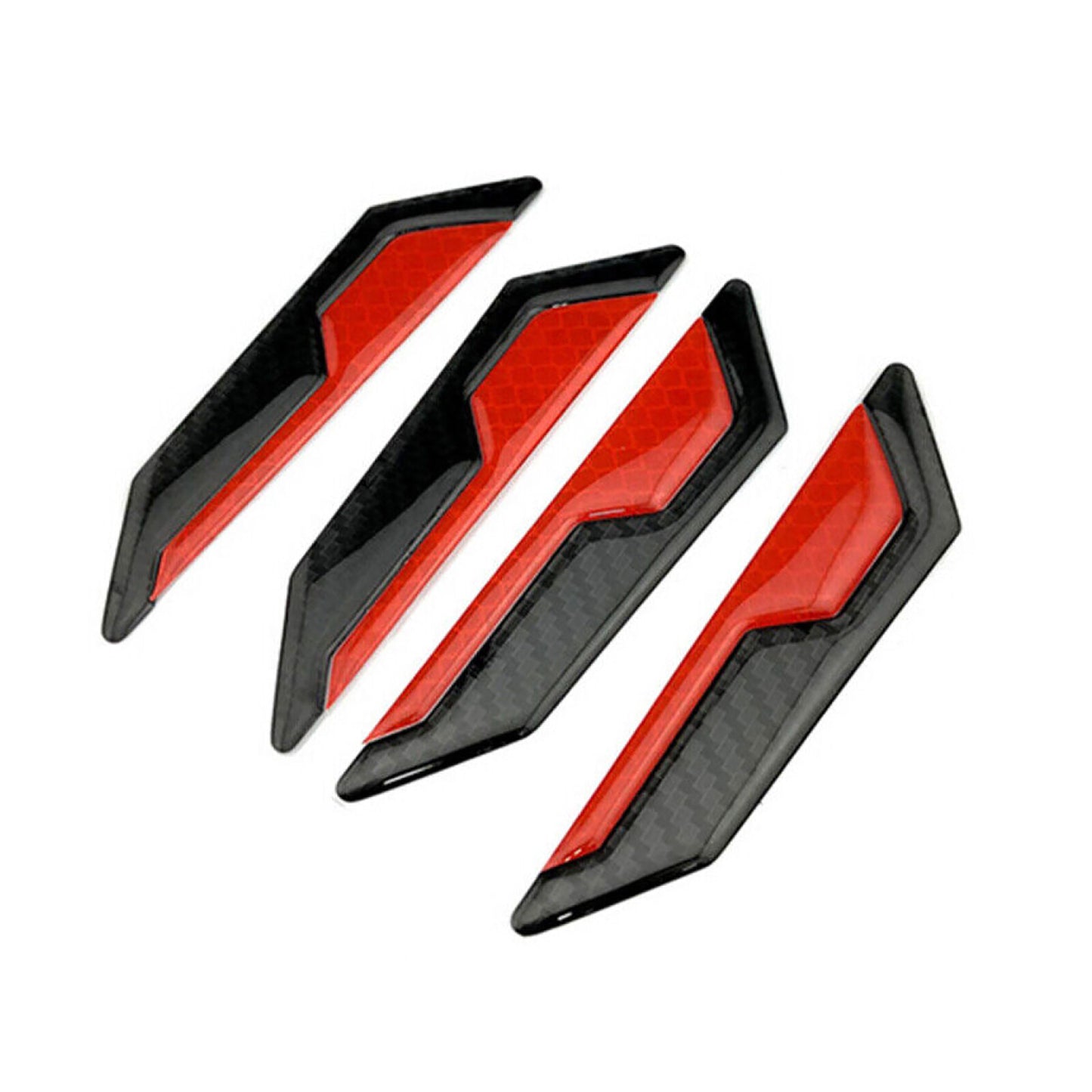 4Pcs Strip Car Door Edge Scratch Anti-collision Protector Strip Sticker