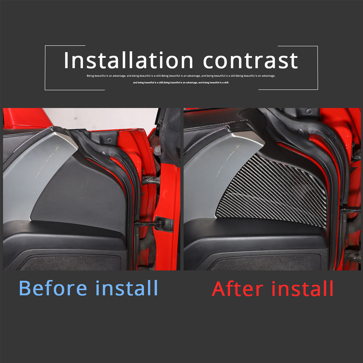 Carbon ABS Center Control A/C Adjustment Panel Cover Trim for 370Z 2009 - 2020- v