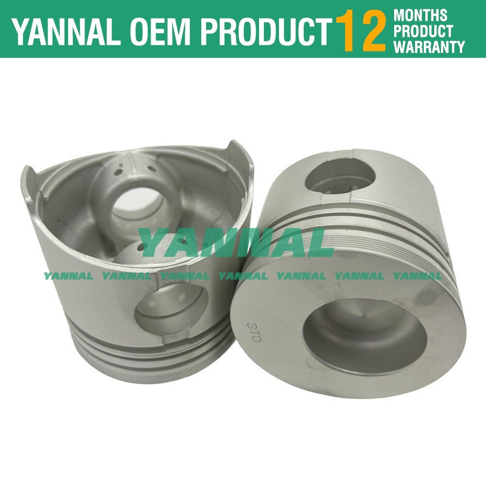 K4D Piston Kit with Rings for Excavator Diesel Engine Spare Parts