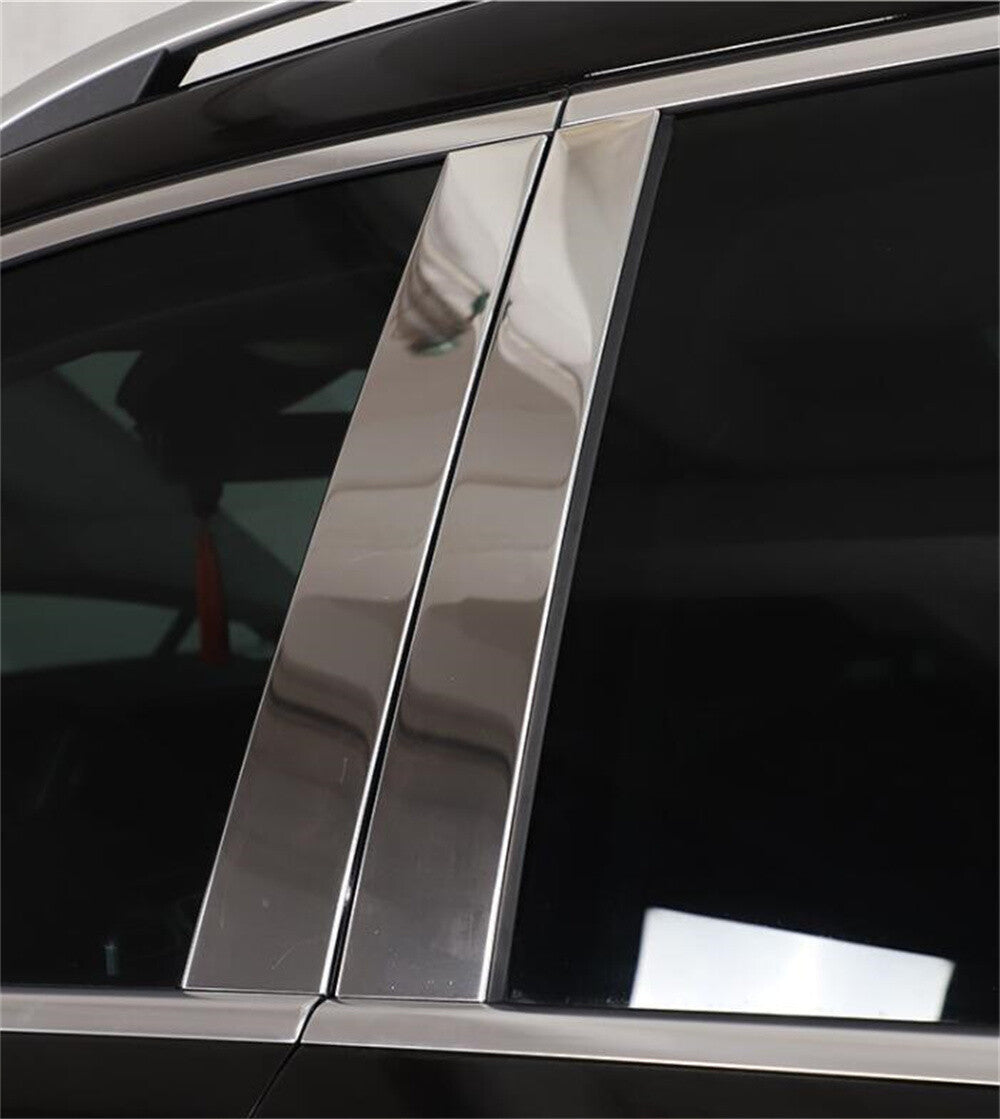 Alloy Door Center Window Pillar Post Trim for Benz GLE GLS Class W167 X167 20-22