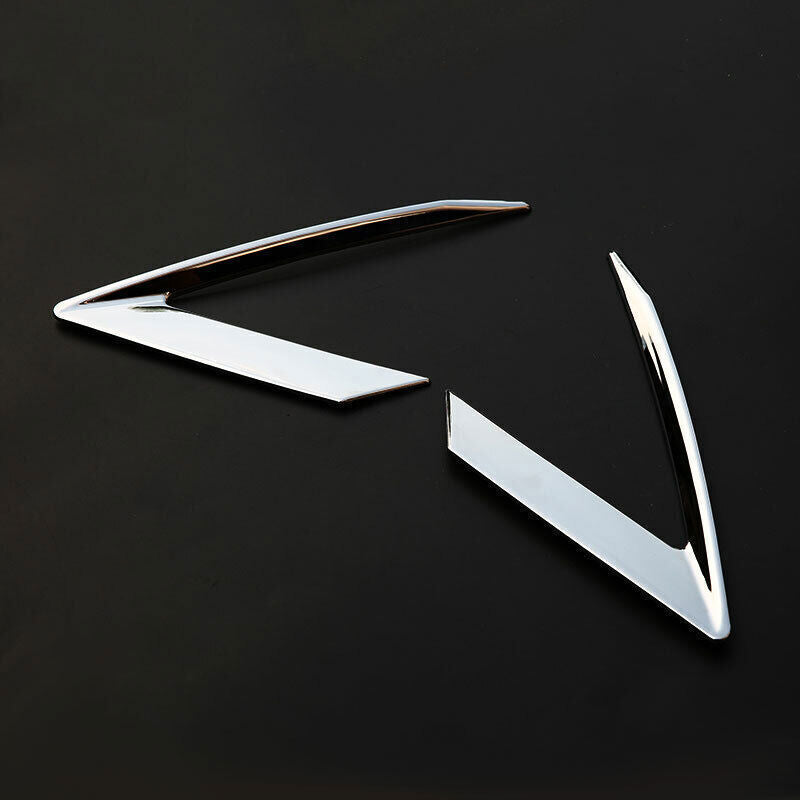 for Cadillac XT5 2017-24 ABS Chrome Front Headlight Lamp Light Moulding Trim 2X