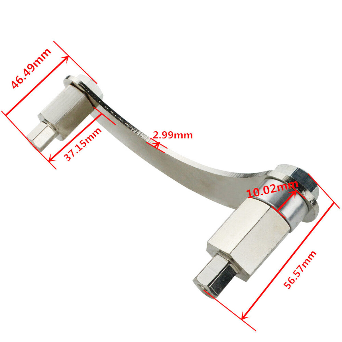 A set Cam Lock / Camlock Tool Fit DOHC for Subaru WRX, STi, FXT OBXT 2.0L DOHC Silve n