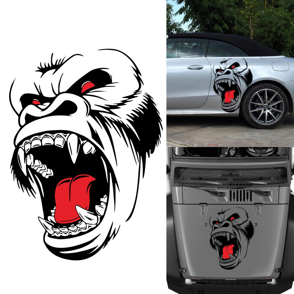 Vinyl Decal Car Hood Side Door Body Sticker Fun Creative Accessories Waterproof