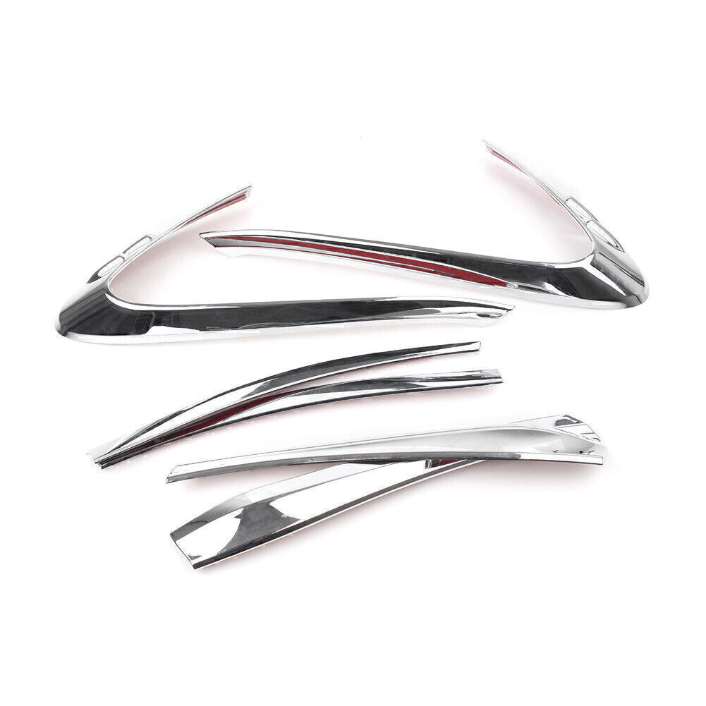 Rear Tail Light Lamp Cover Trim Set Chrome Fit for Toyota C-HR 2018 ABS Car