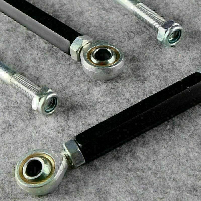 Rear Adjustable Lowering Links Drop Kit for Yamaha 2006-13 YZF R6 2008-13 Black