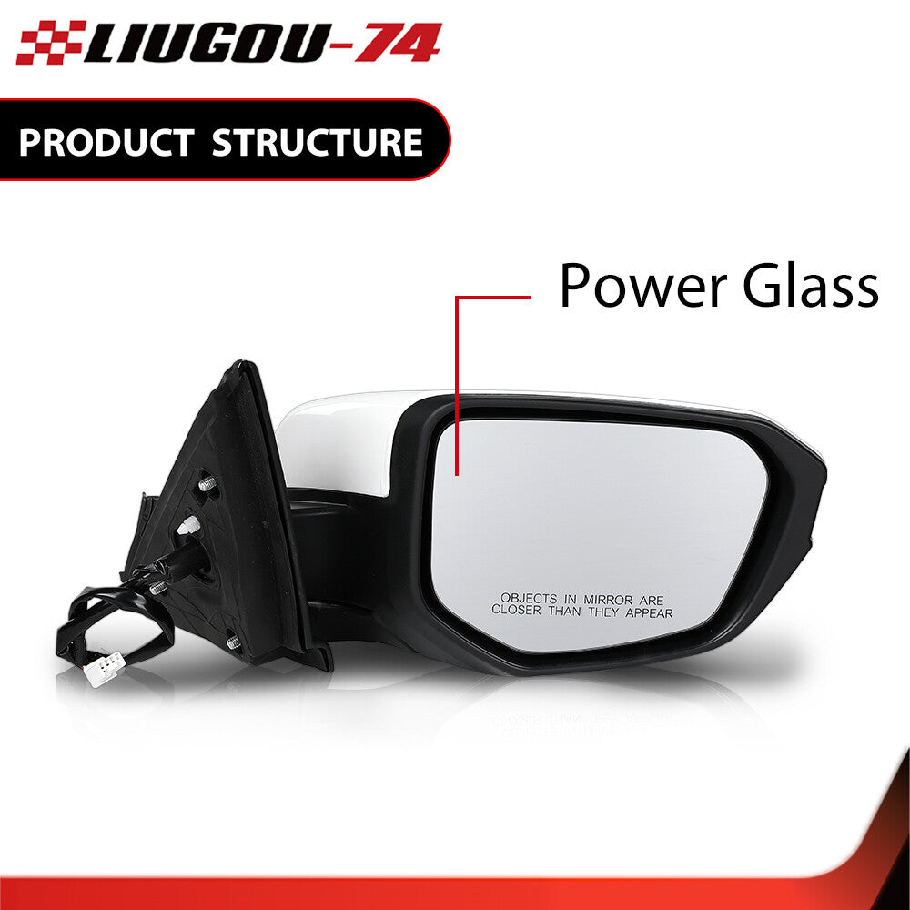 Fits for Honda for Civic Coupe Sedan 16 - 21 Right Passenger Side Mirror Assembly - v