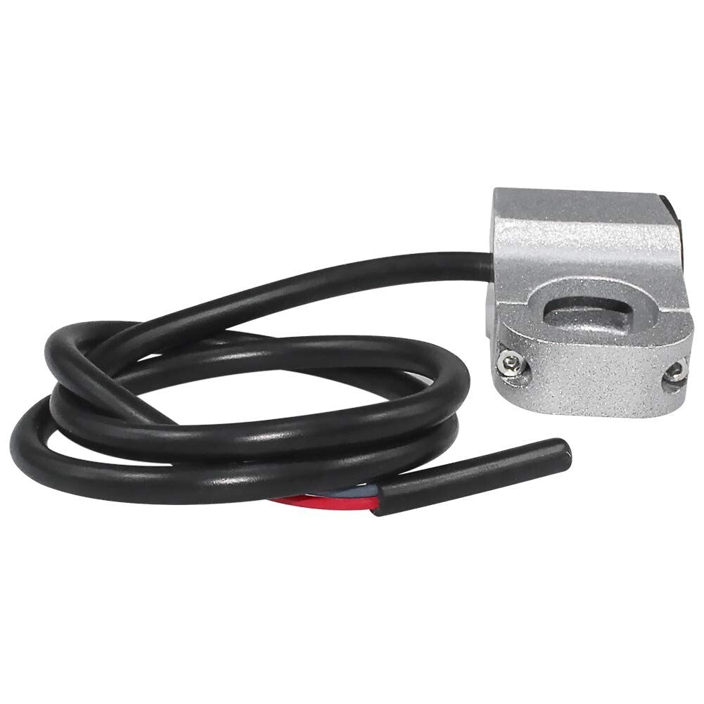 Silver 12V Motorcycle Switch Handlebar 22mm Motorcycle Switch On/Off Button