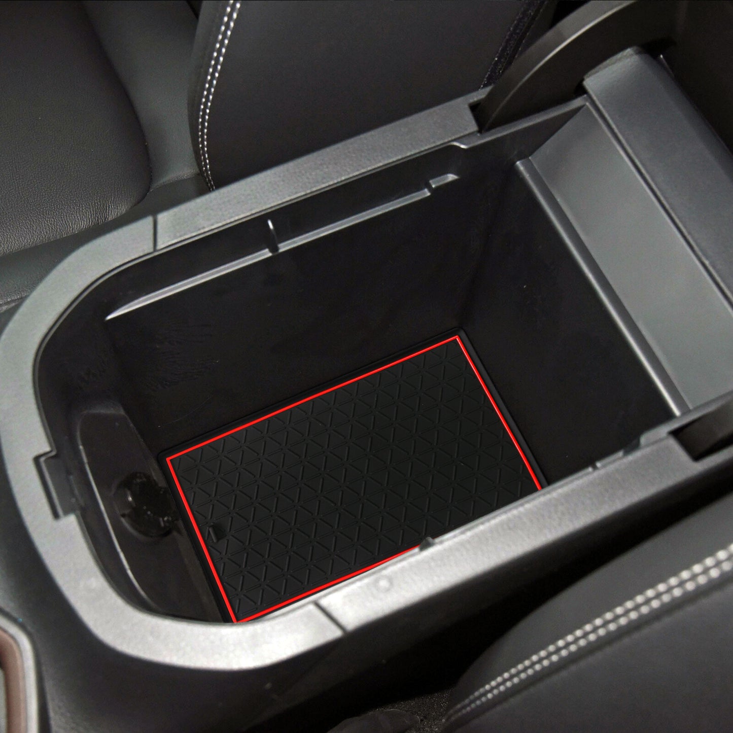 Gate Slot Cup Mat for Toyota RAV4 2019 ~ 2022 XA50 RAV 4 Car Accessories Pad RED