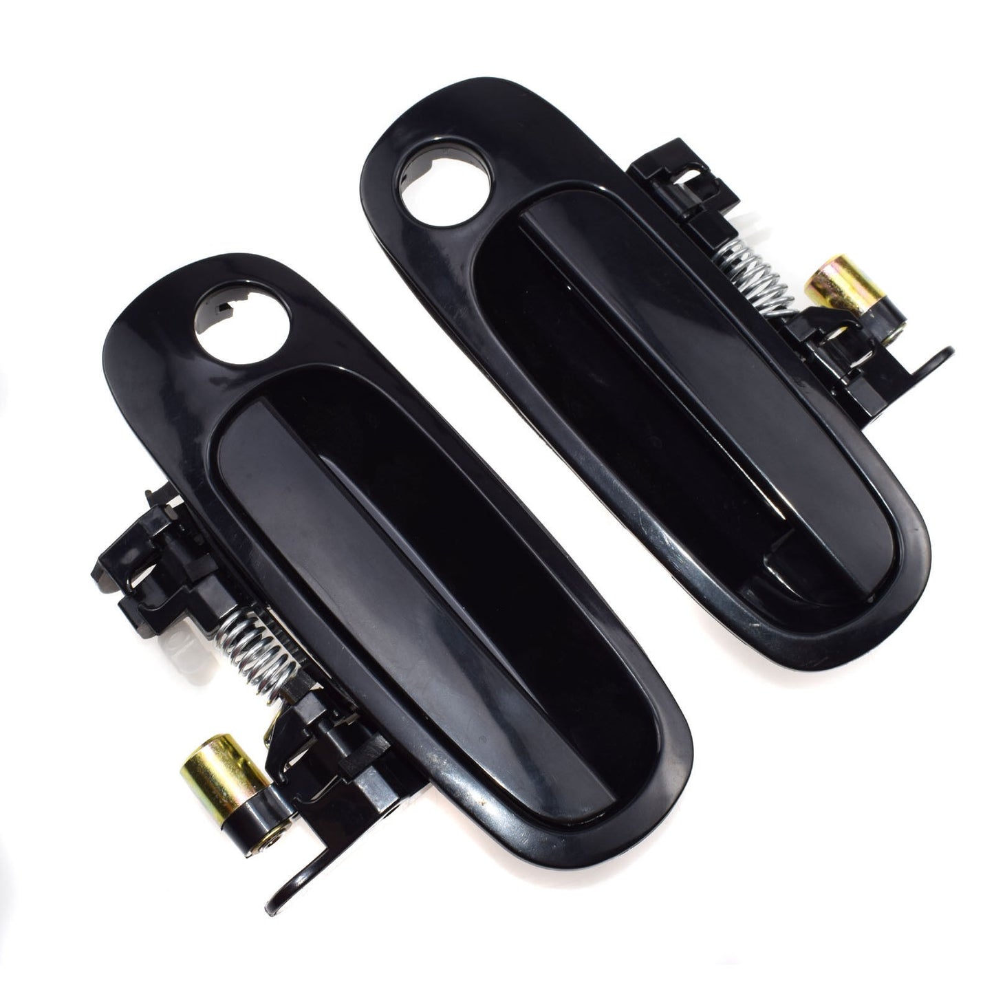 2Pcs Outside Door Handle Front Left Right Black for Toyota for Corolla 1998-2002