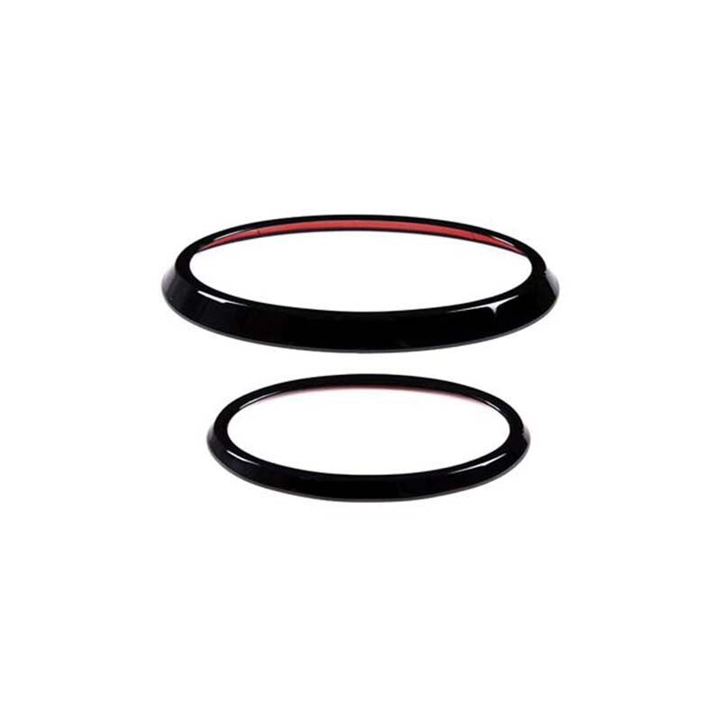 Car Front Rear Logo Emblem Badge Ring Decoration Black Fit for Subaru XV 2022