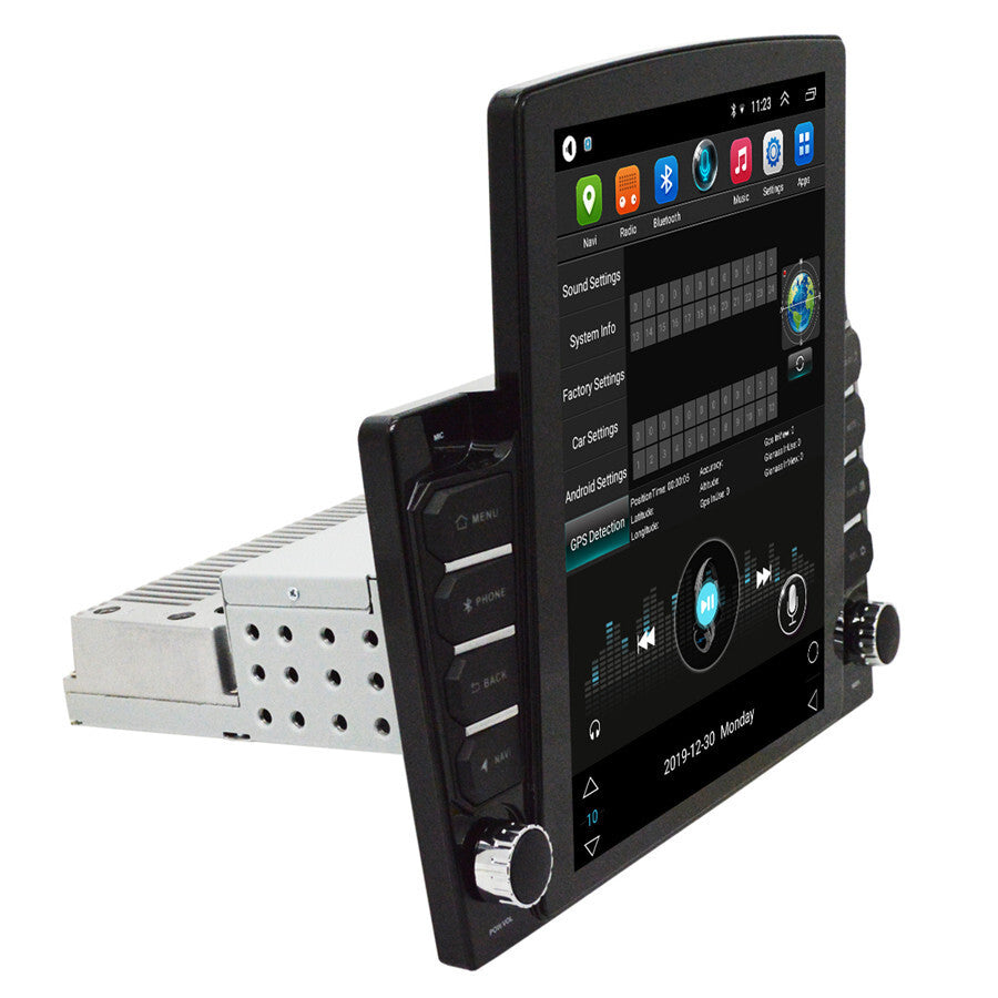 1Din GPS Wifi Touch Screen MP5 Player Car Stereo Radio 10.1in Android8.1 1+16G