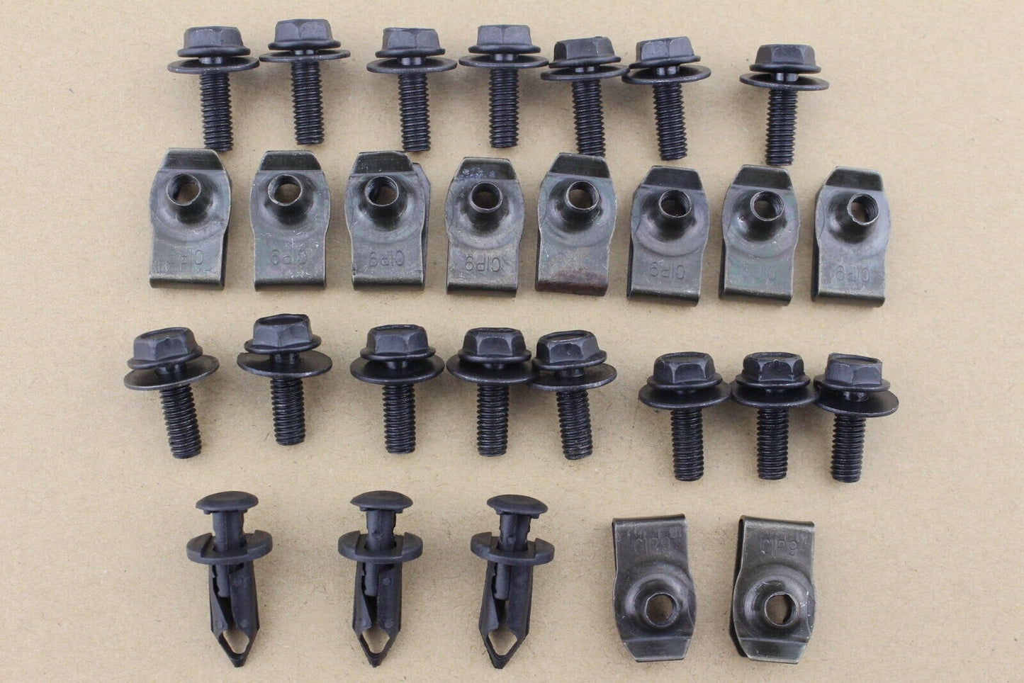 28x Engine Splash Shield Bumper Hardware Bolts Clips For G35 G37 350Z 370Z FX35
