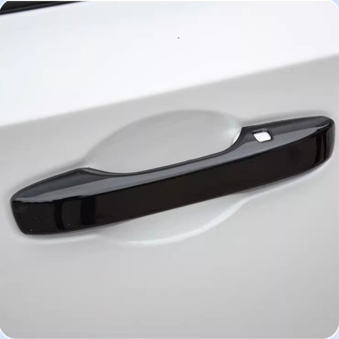Bright black Front Car Door Handles Cover Trim 4pcs for Honda CRV CR-V 2023 2024 v