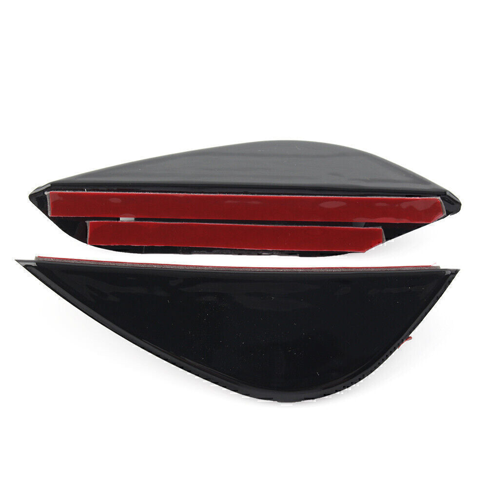 Front Bumper Lip Splitter Spoiler Side Canards Fit for VW for Golf 6 MK6 GTD 2008-13