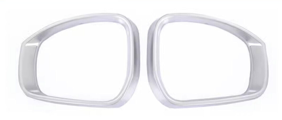 for Land Rover Discovery 5 2017-25 Silver Rear View Mirror Rain Eyebrow Frame 2P