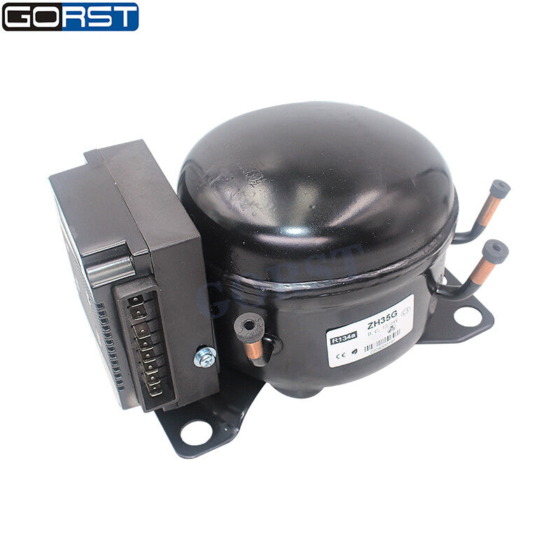 QDZH35G 12V 24V DC R134a Car Refrigeration Air Compressor Fridge Freezer Marine v