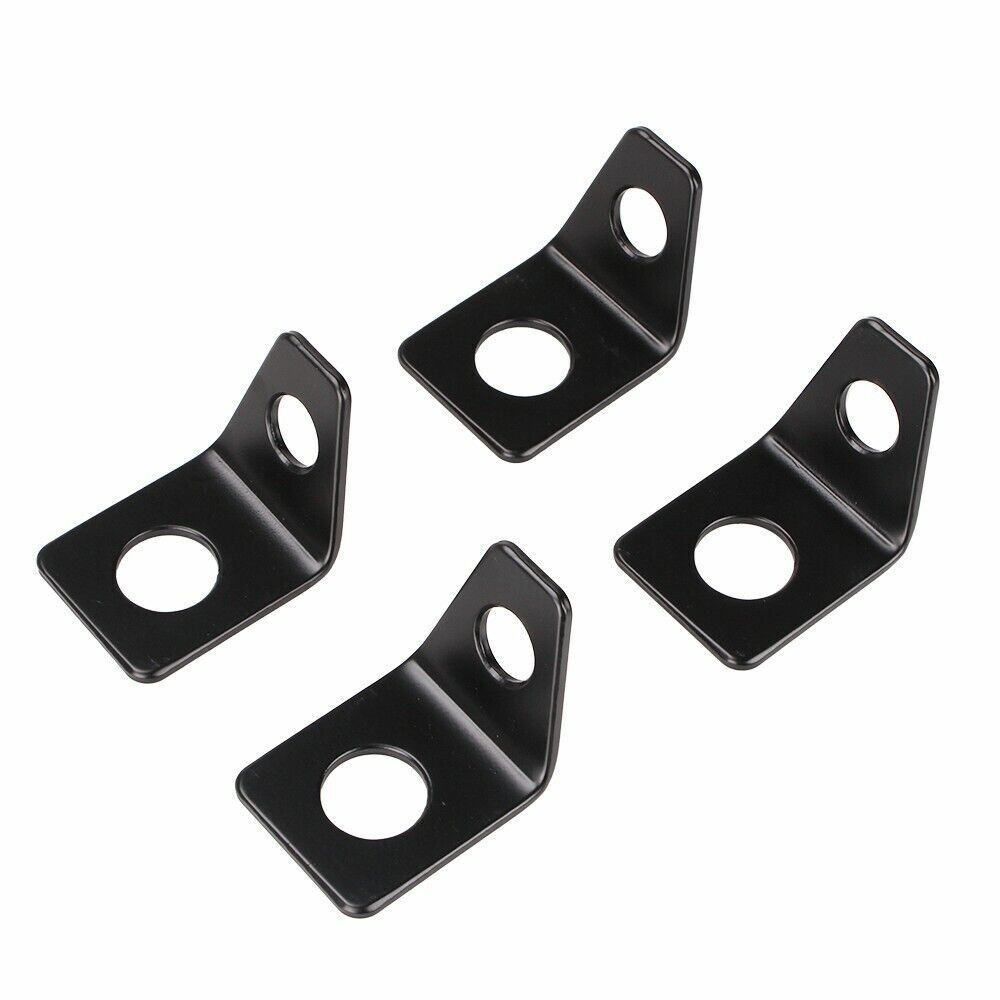 8PCS Belt Mounting 90 Degree Angle Bracket Kit for Seat L-Bracket Hardware Kit Q