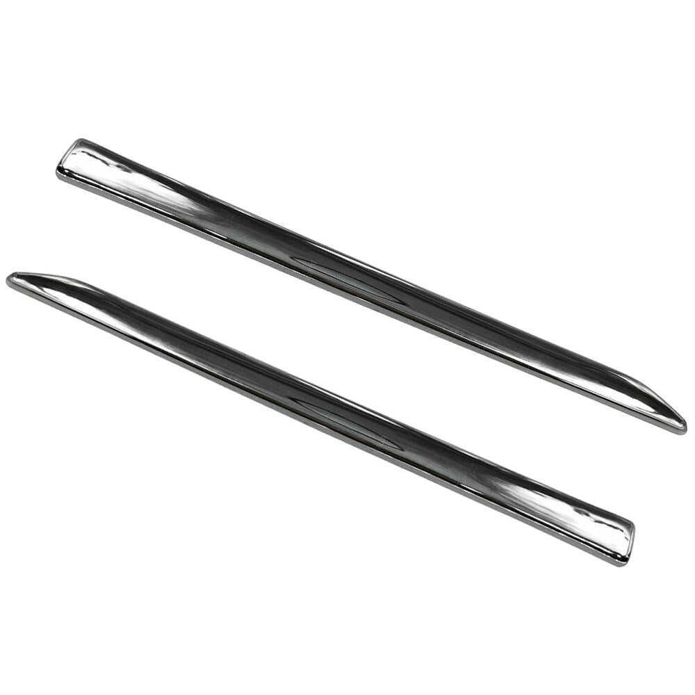Right+Left Fender Chrome Platings Fits for Mercedes-Benz E550 E350 2010-2016 Molding Q