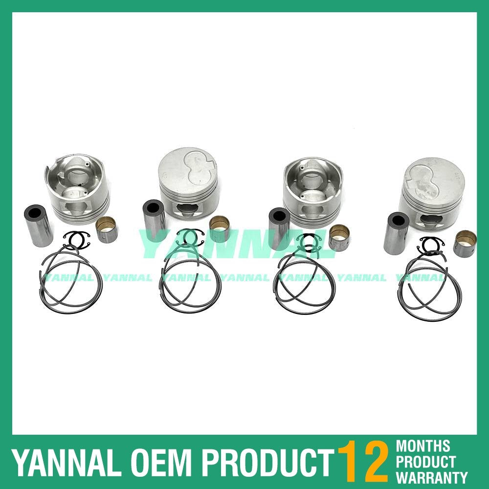 for Toyota 1KZ engine parts - piston with rings