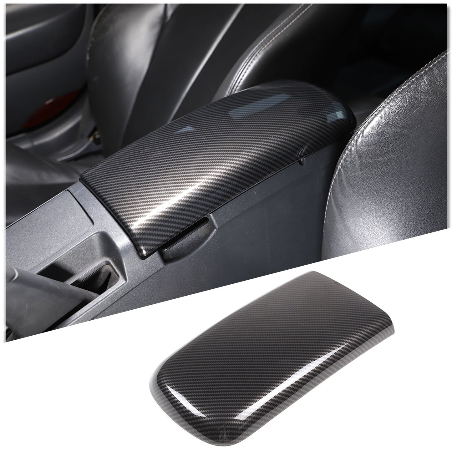 2-Pack Red Carbon Fiber Door Corner Frame Trim Sticker for Corvette C8 2020-2023- v