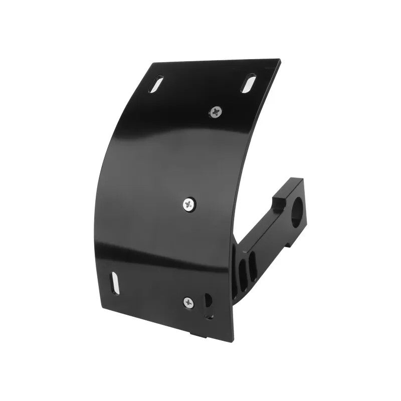 Motorcycle Curved Vertical Side Mount License Plate Holder Bracket for Harley