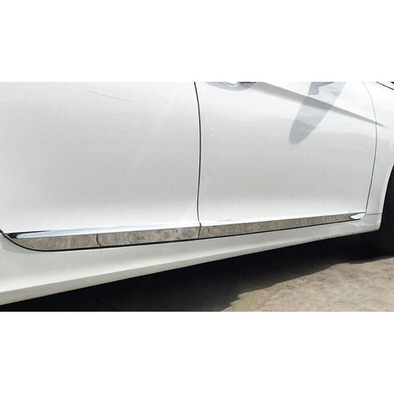 for Hyundai Sonata 2011-2014 Chrome Exterior Door Body Guard Molding Cover Trim