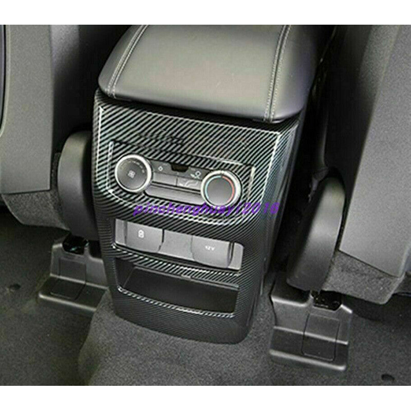 for Ford Explorer 2020-22 Carbon Fiber Rear air outlet vent Anti-kick panel trim