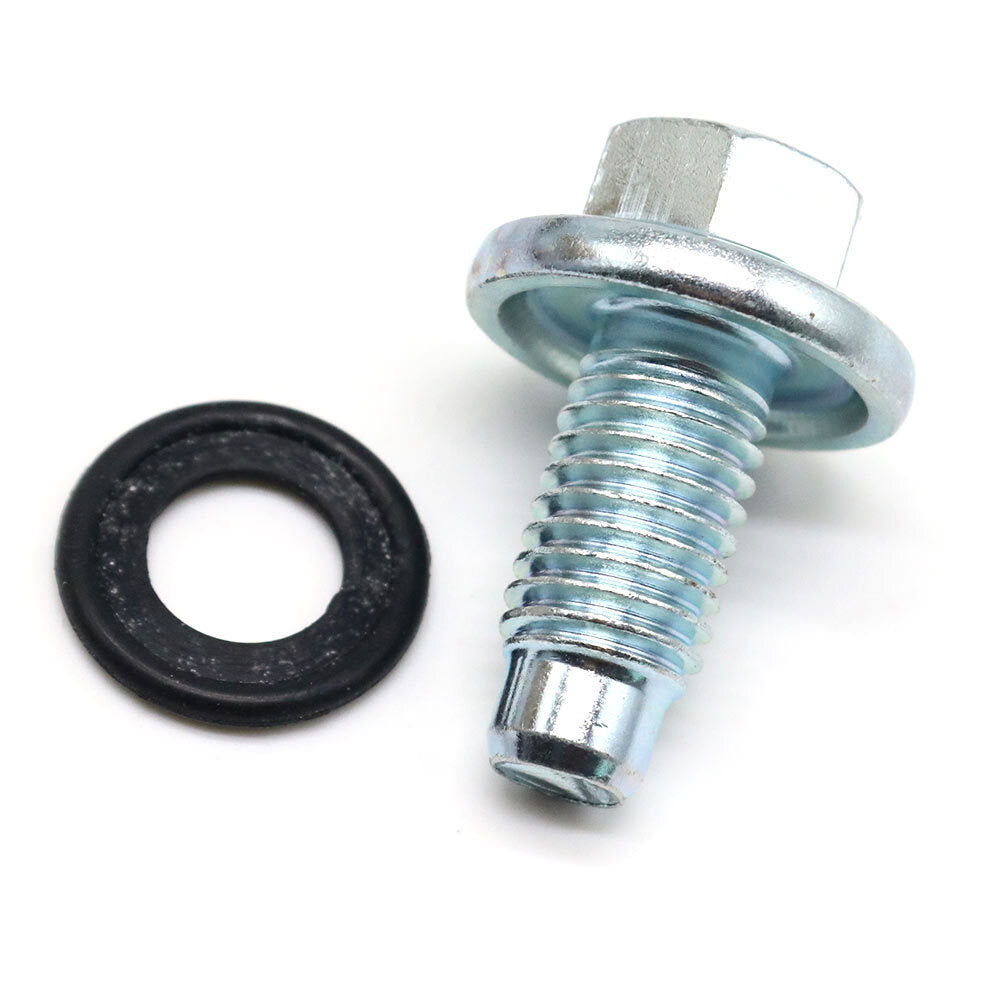 Engine oil pan drain plug with sealing O-ring suitable for GM for Buick for Cadillac 9L8Z6730A- v