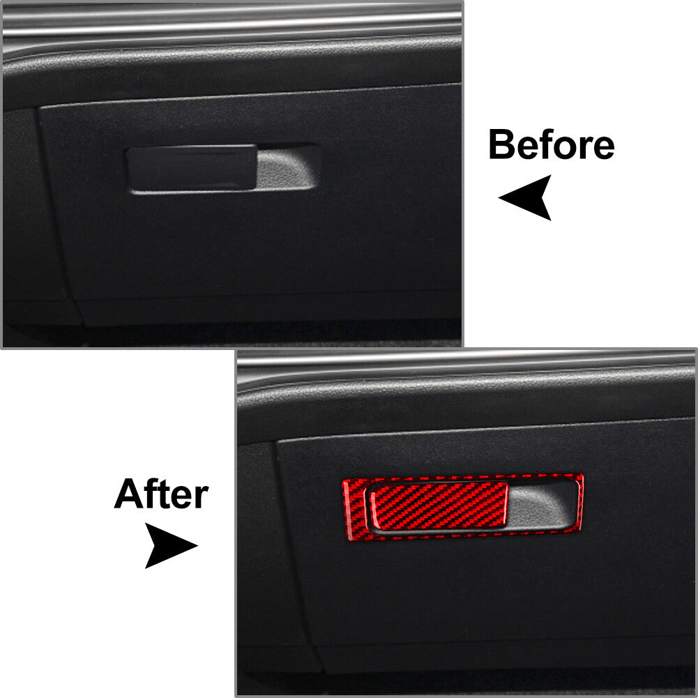 LHD Interior Passenger Storage Glove Box Handle Cover Trim FIT for Volkswagen for Golf 8